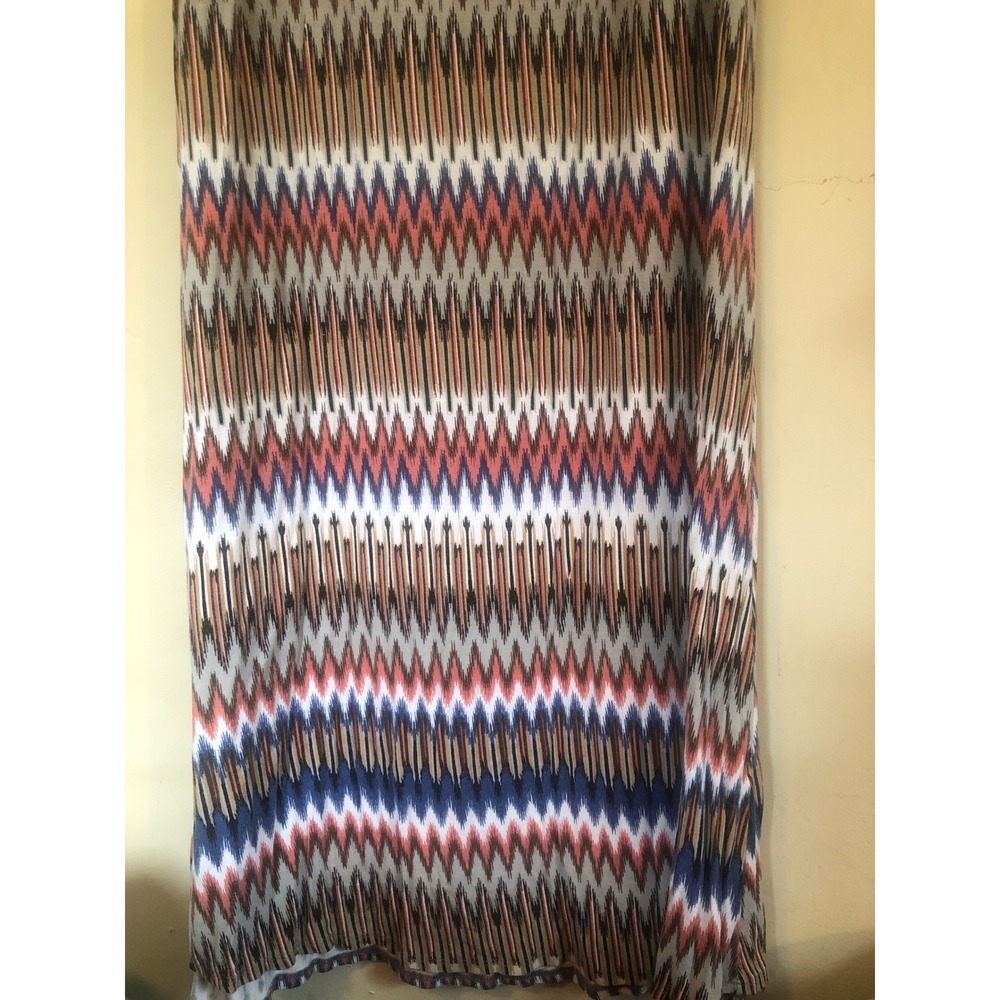 Karen Kane Womens XL southwestern stretchy Chevron Maxi Skirt - Picture 3 of 4